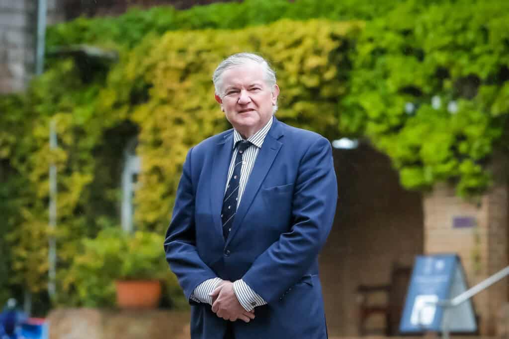 Chair of Foundation Tudor House Mark Webeck