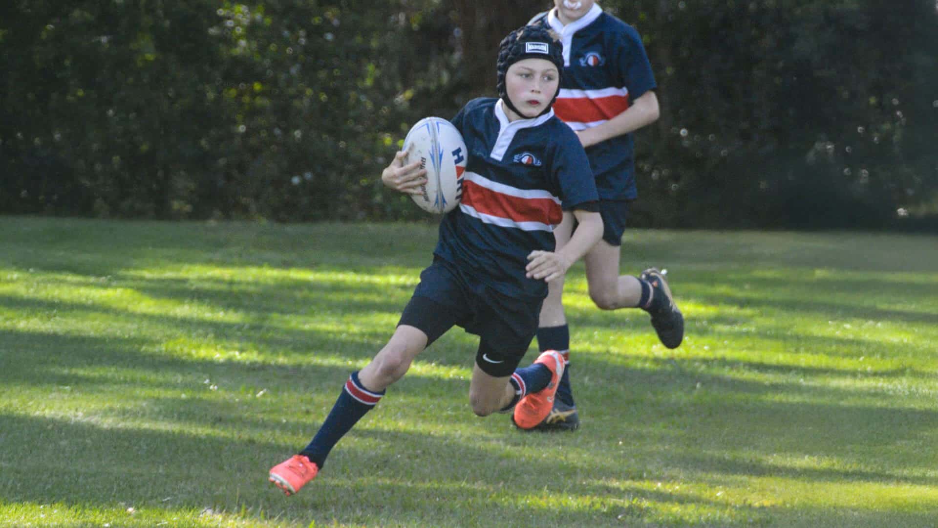 Tudor House students playing rugby