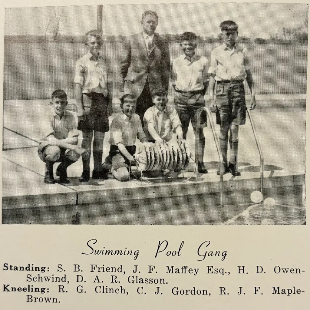 The Pool Gang group photo 1962
