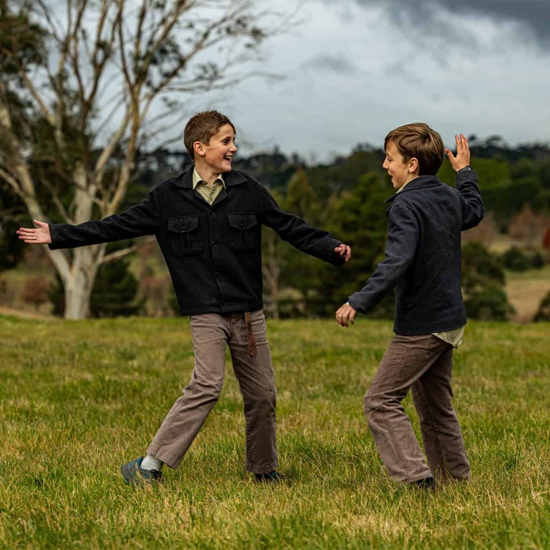 Tudor House Students High Fiving